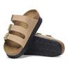 Birkenstock Florida Flex Platform Nubuck - Sandcastle